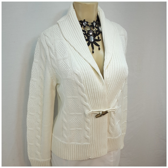 American Living Sweaters - AMERICAN LIVING, Heavy Knit Cardigan, size Large